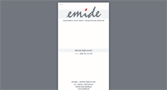 Desktop Screenshot of emide.pl